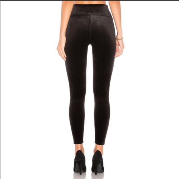 Spanx Black Velvet Leggings - Picture 3 of 5